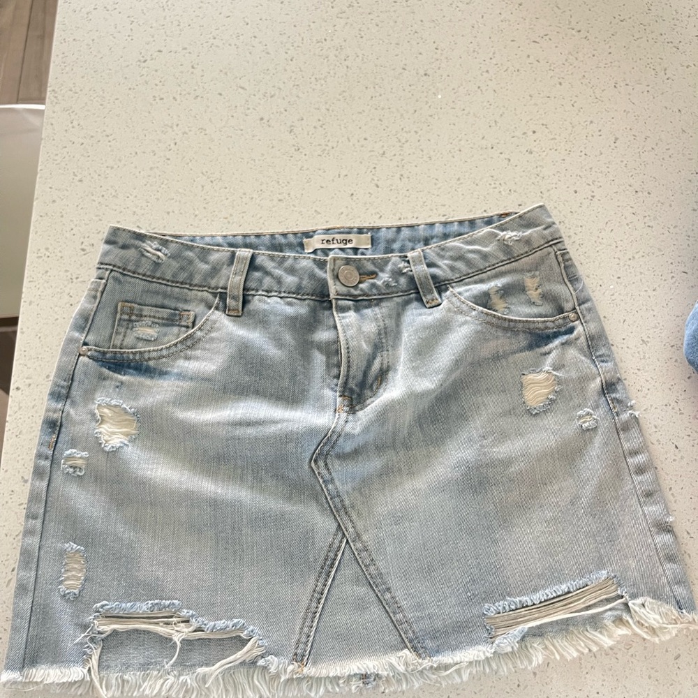 Denim skirt